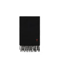 Ami Paris Black Wool Oves Aries Foulard