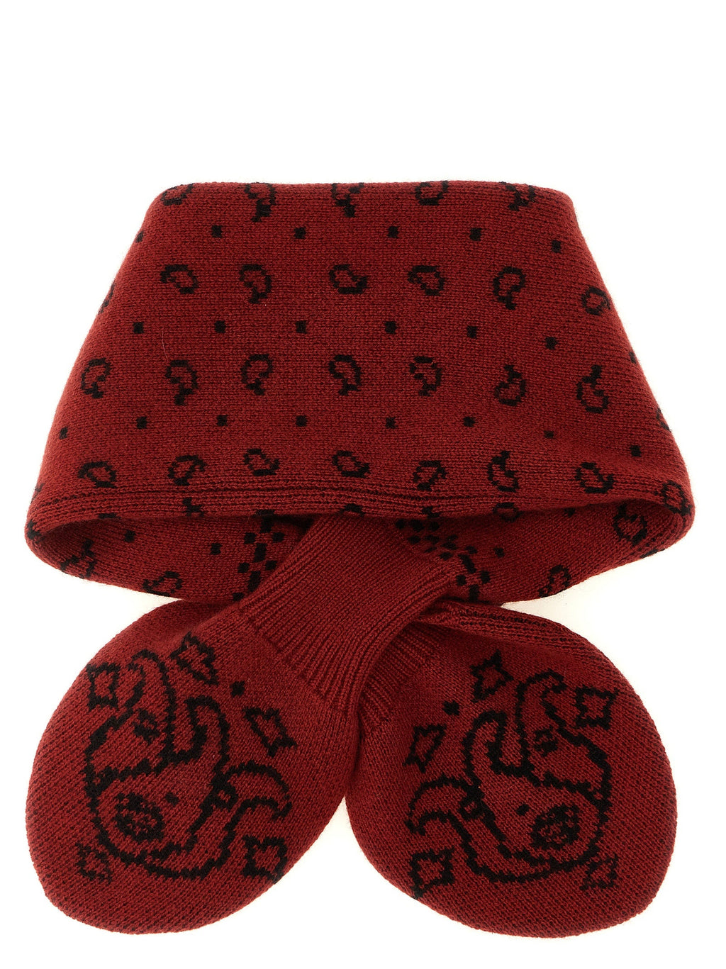 Guest in Residence Red Wool Foulard