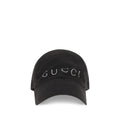 Gucci Black Cotton Cap (Baseball Hat)