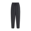 Ami Paris Black Wool Oves Aries Casual Pants