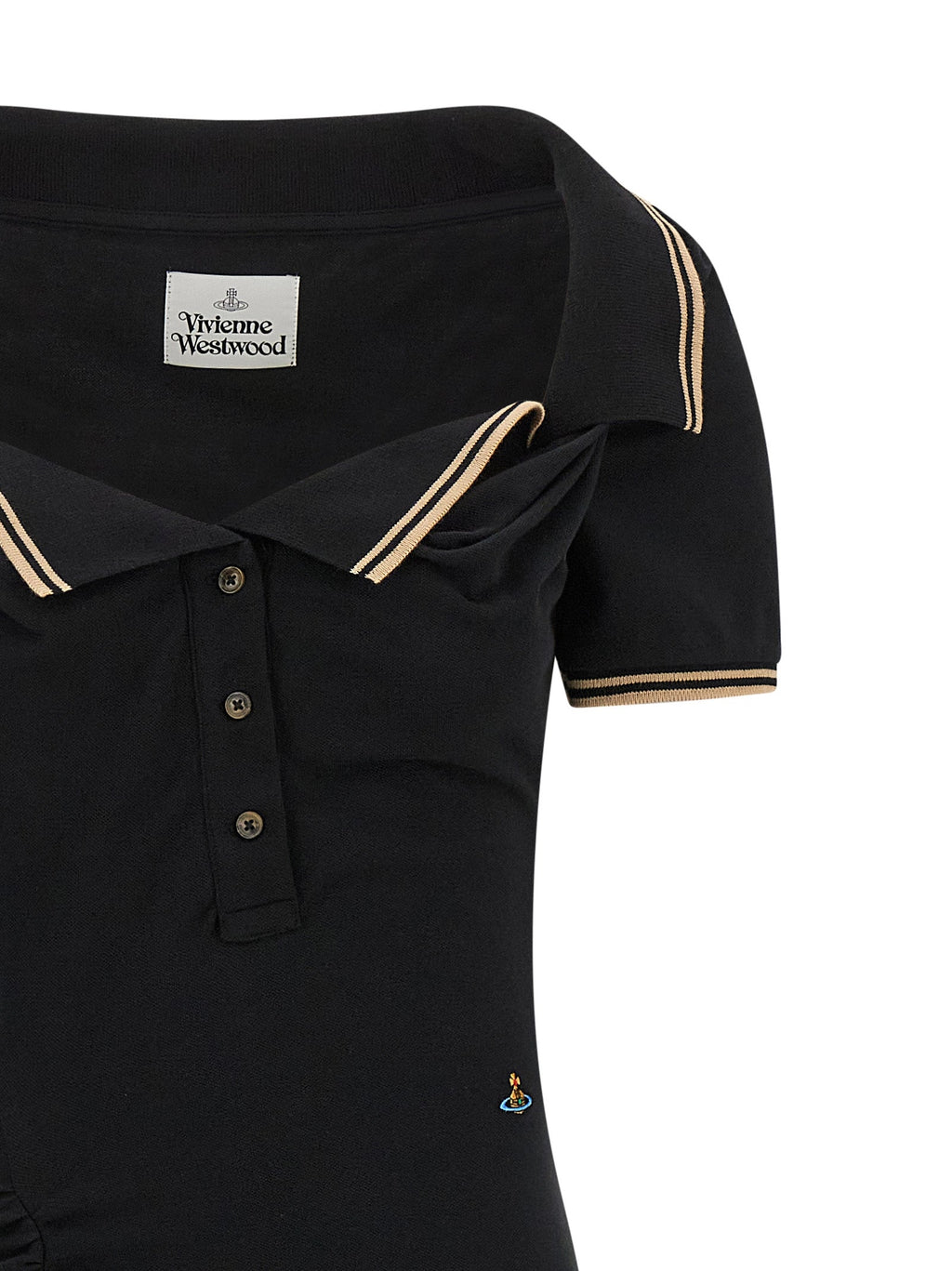 Vivienne Westwood Black Cotton Midi Dress