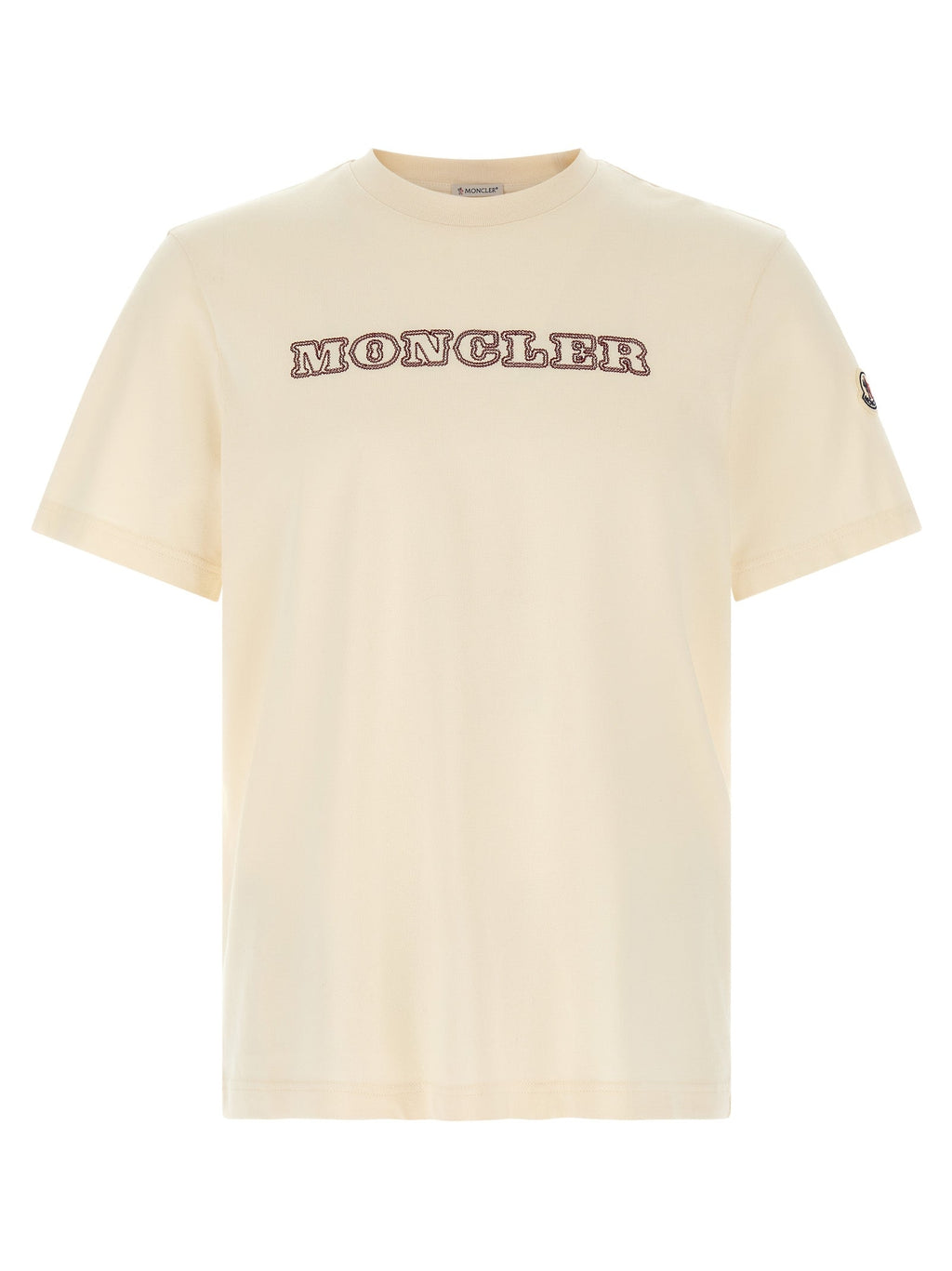 Moncler White Cotton T-Shirt
