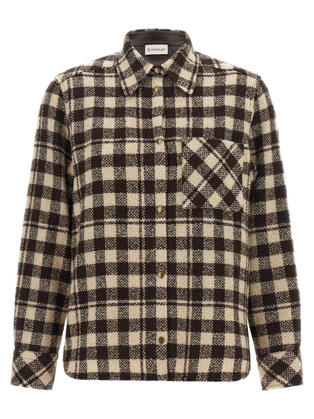 Moncler Brown Wool Blouse