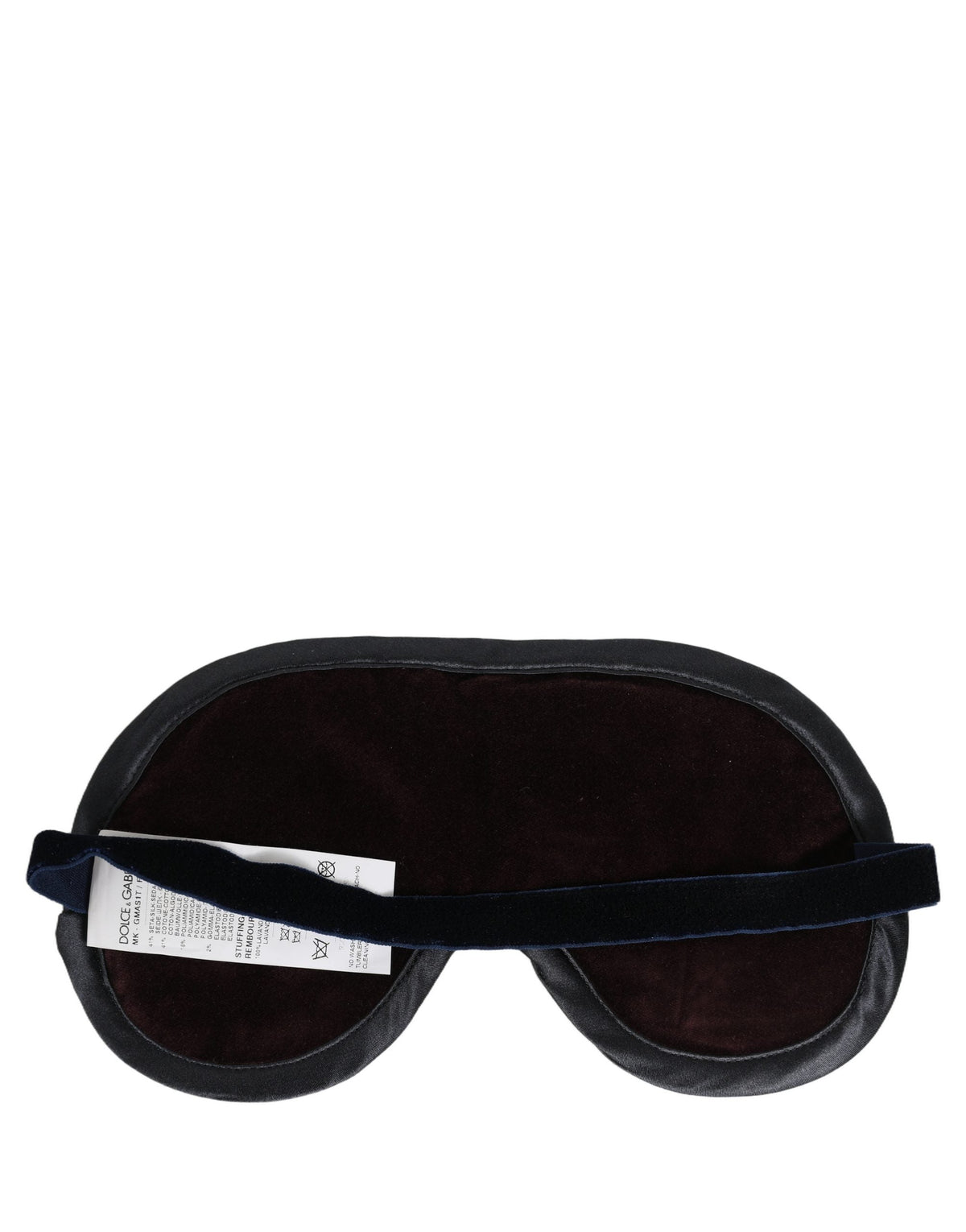 Dolce & Gabbana Multicolor Patterned Cotton Blend Sleep Mask