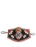 Dolce & Gabbana Men Black Carretto Print Elastic Ear Strap Face Mask
