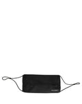 Dolce & Gabbana Black Silk Patterned Pleated Elastic Ear Strap Face Mask