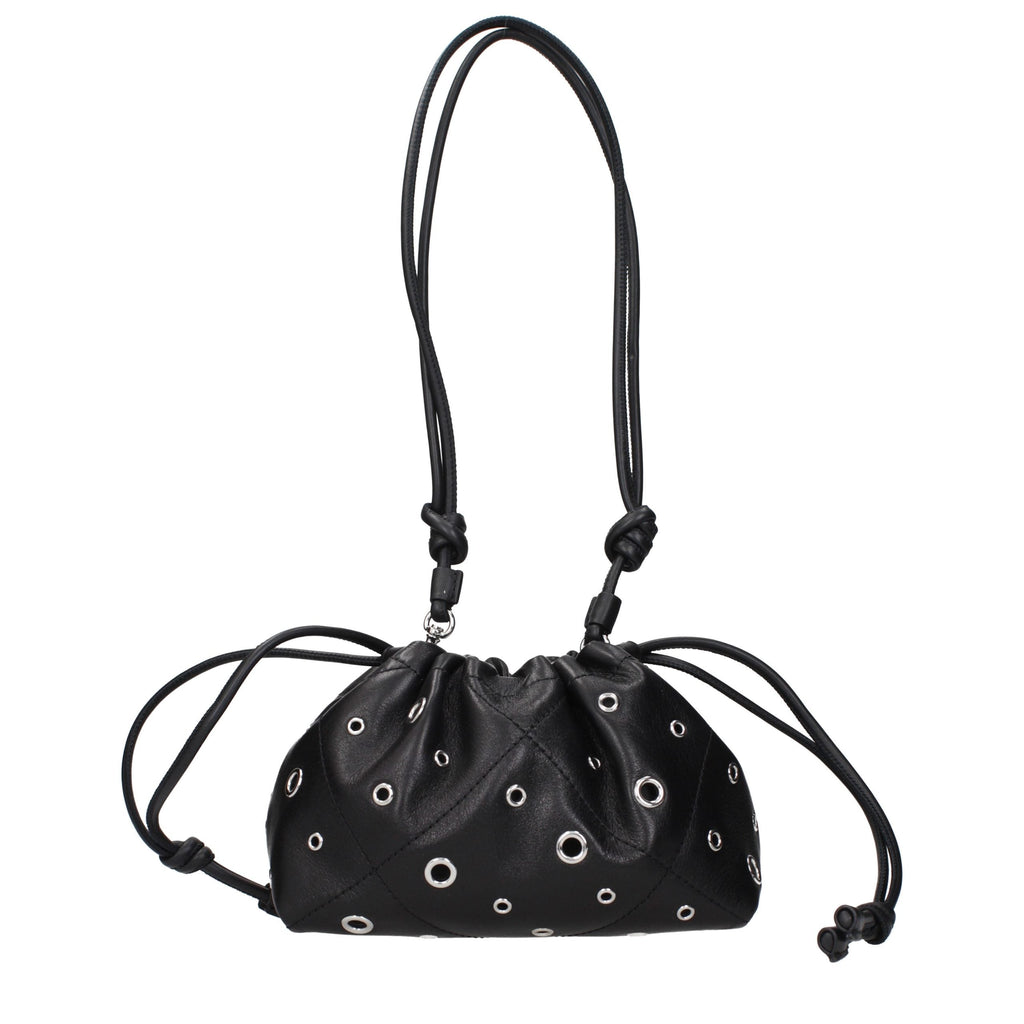Tory Burch Black Leather Shoulder Bag