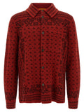 Guest in Residence Red Cashmere Blouse