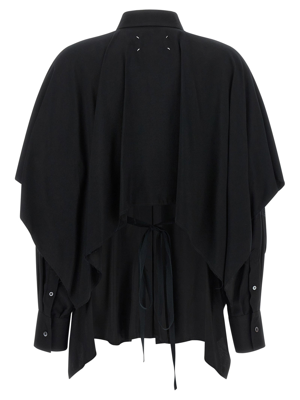 Maison Margiela Black Viscose Blouse