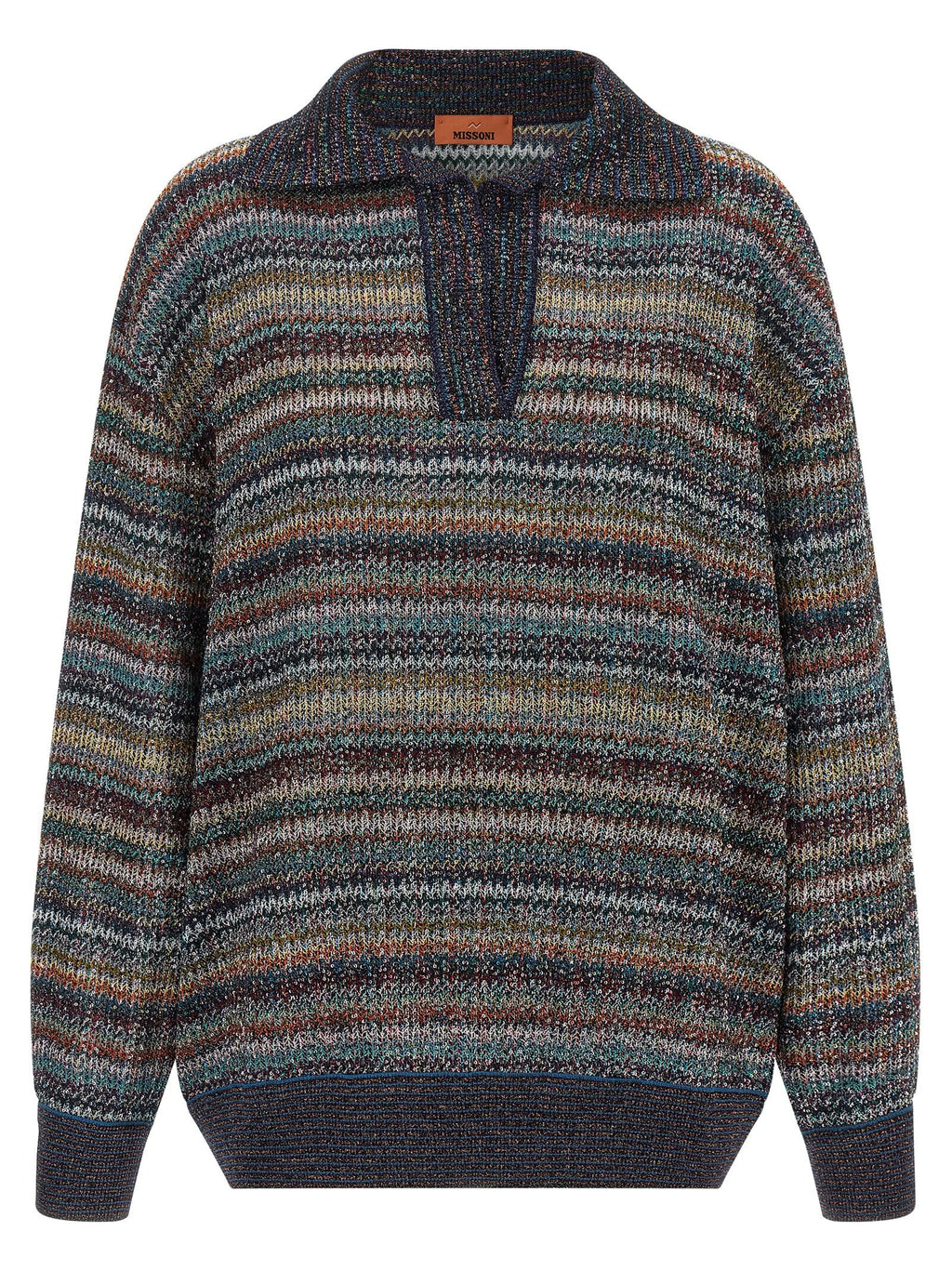 Missoni Multicolor Viscose Polo Shirt