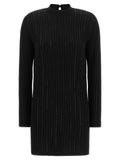Twinset Black Viscose Short Dress