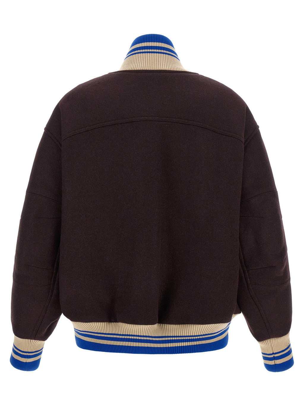 Dries Van Noten Purple Wool Bomber