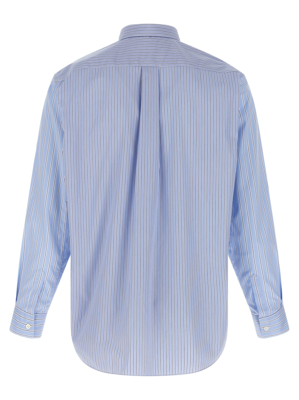 Comme Des Garçons Blue Cotton Blouse
