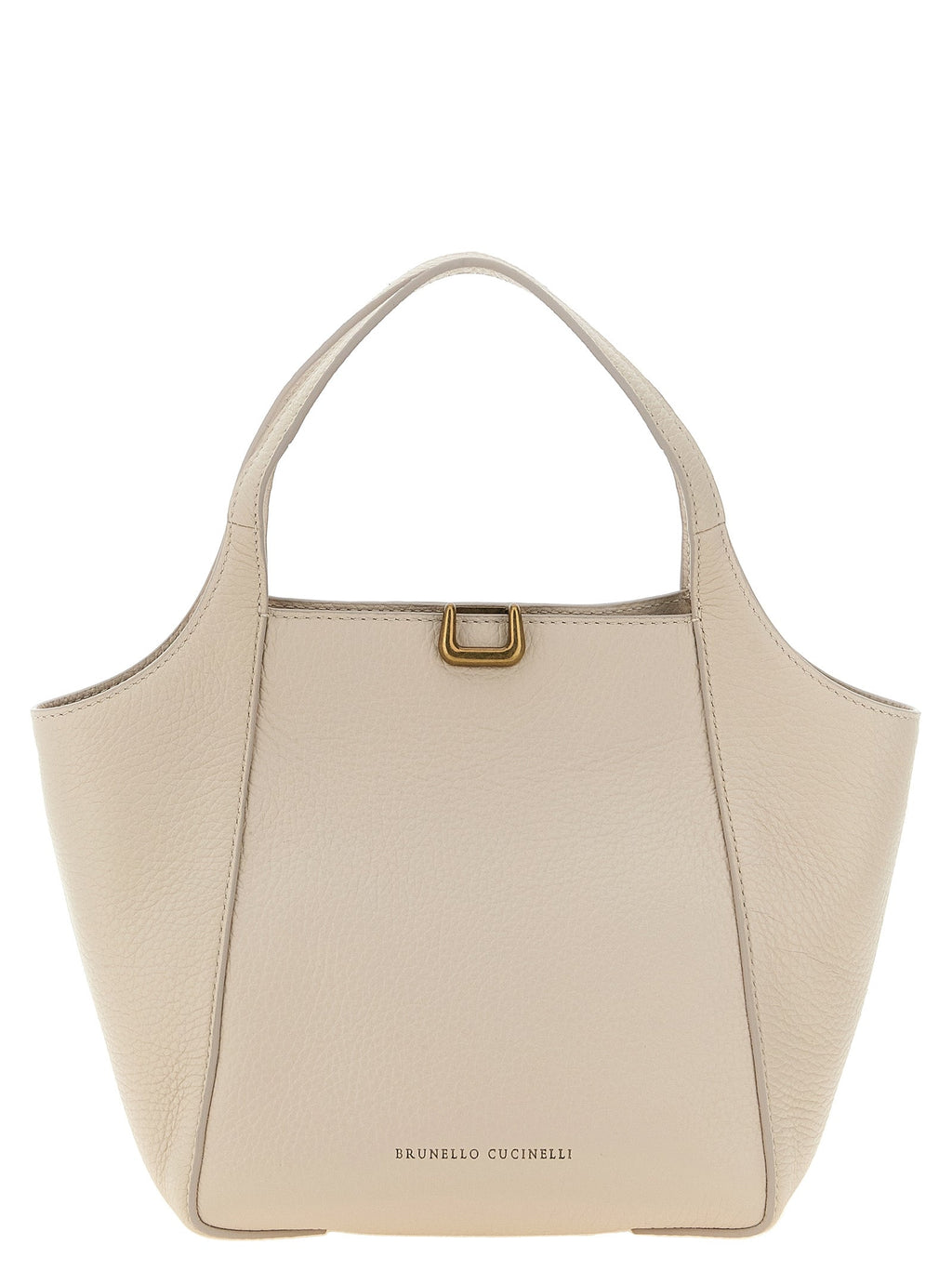 Brunello Cucinelli Beige Nubuc Leather Handbag