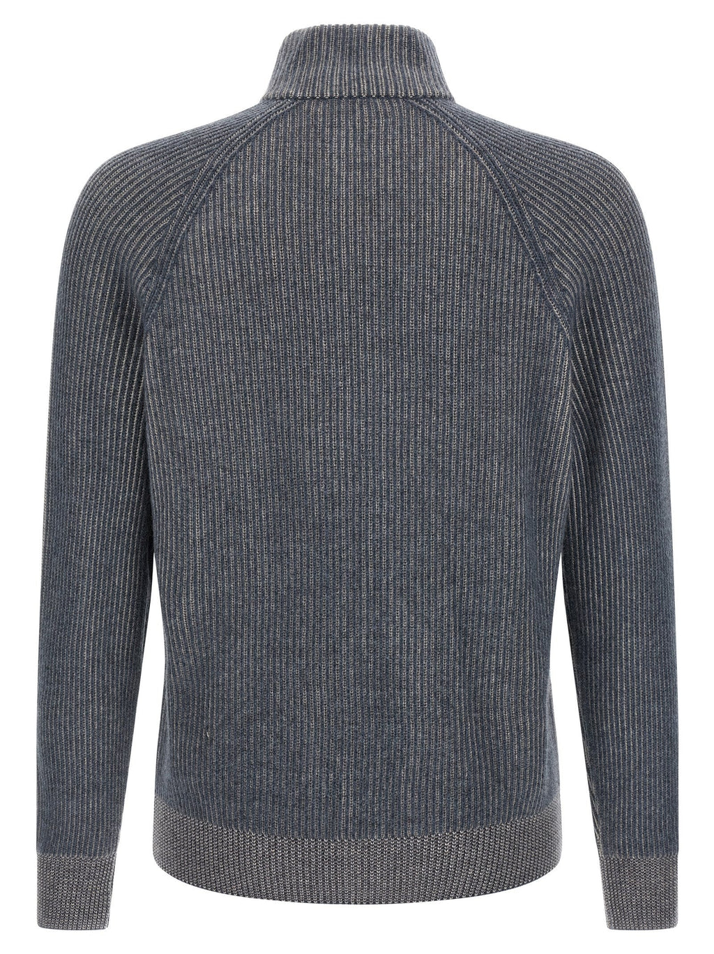 Brunello Cucinelli Blue Cashmere Cardigan