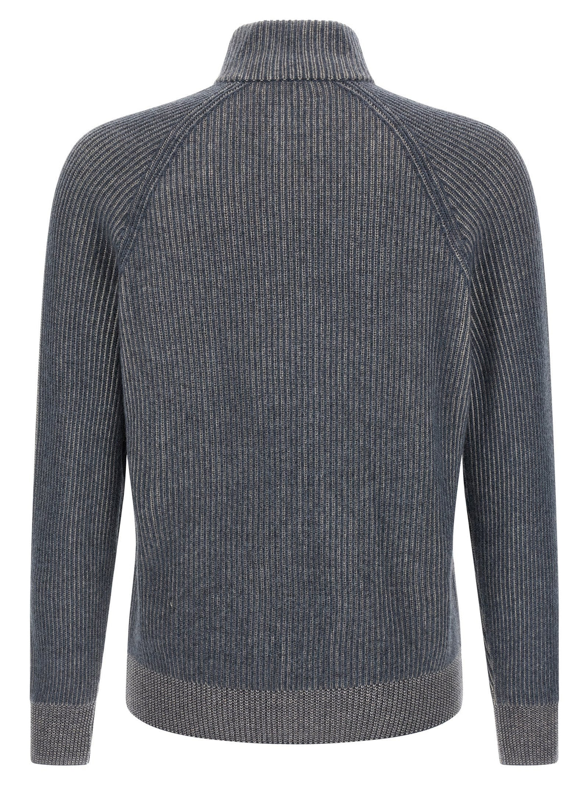 Brunello Cucinelli Blue Cashmere Cardigan