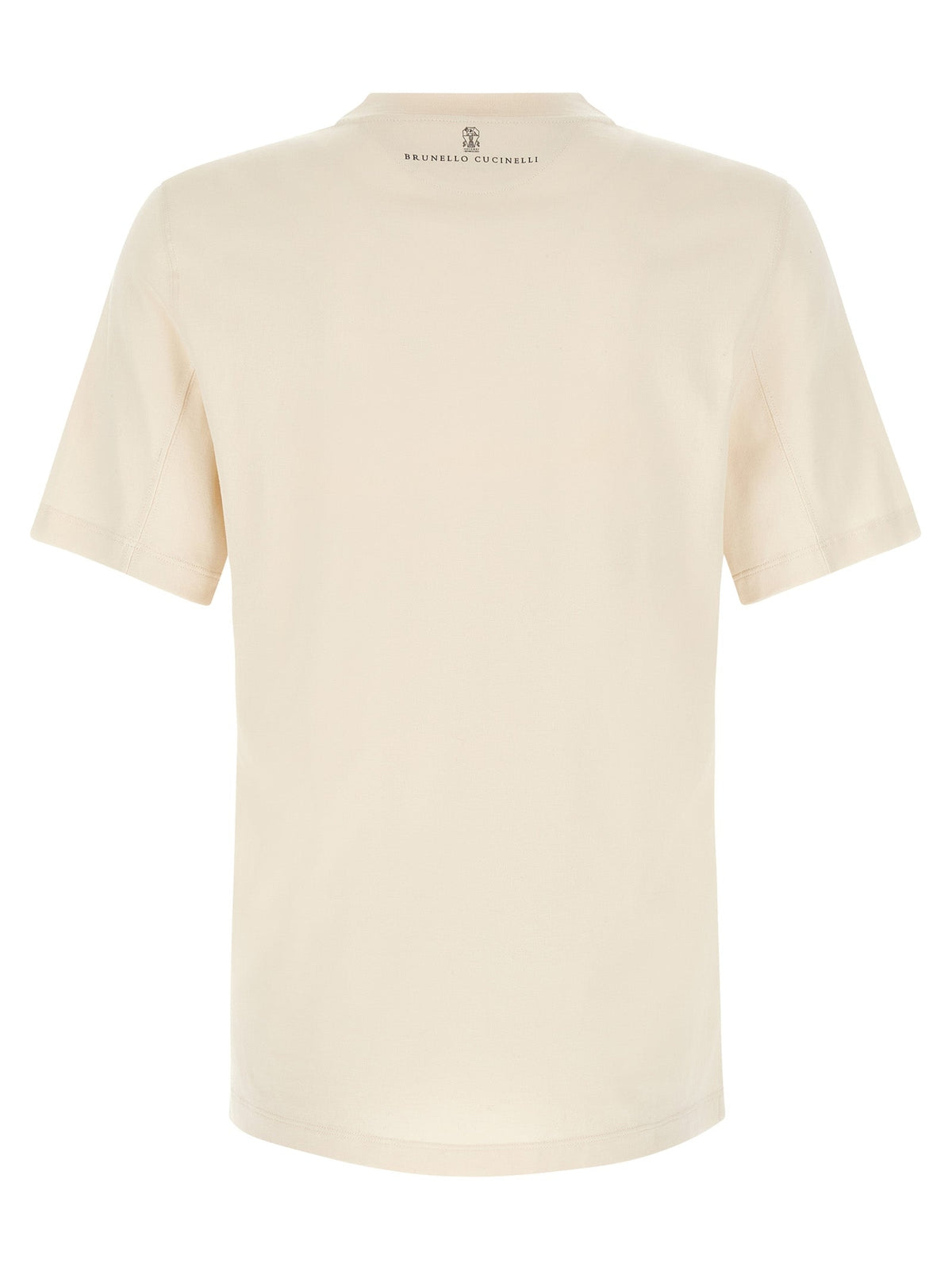 Brunello Cucinelli White Cotton T-Shirt
