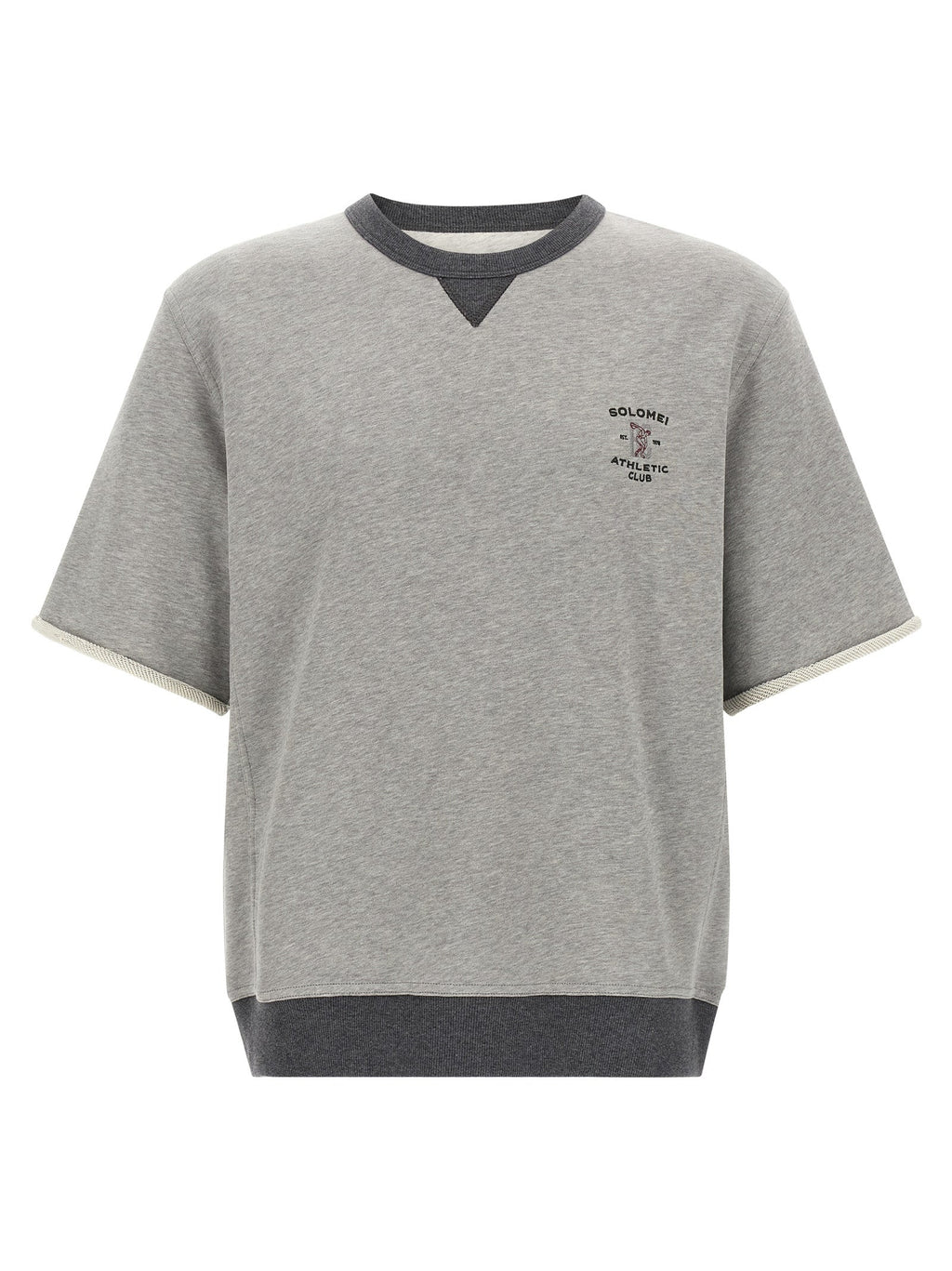 Brunello Cucinelli Gray Cotton Sweatshirt