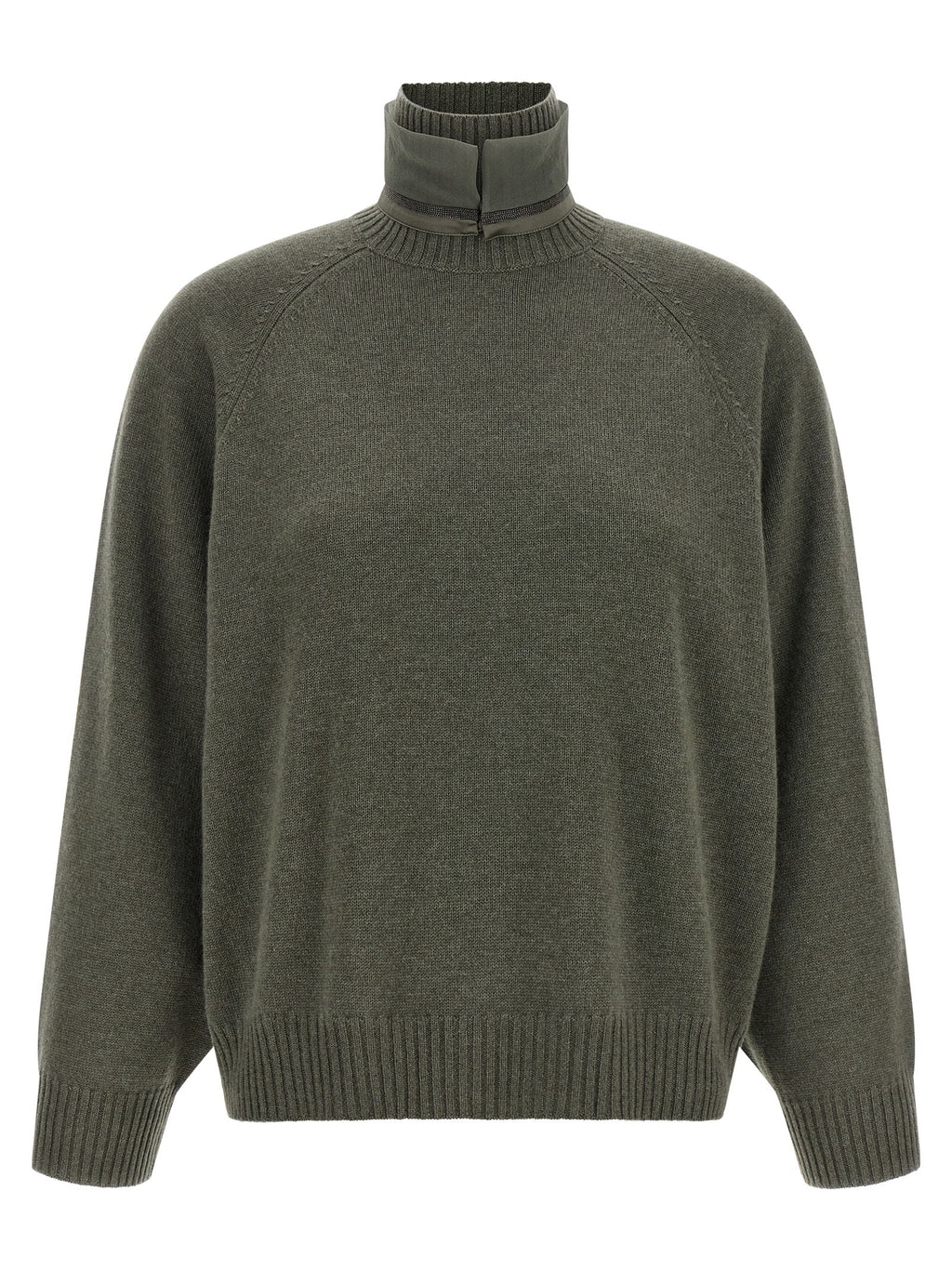 Brunello Cucinelli Bicolor Cashmere Cardigan
