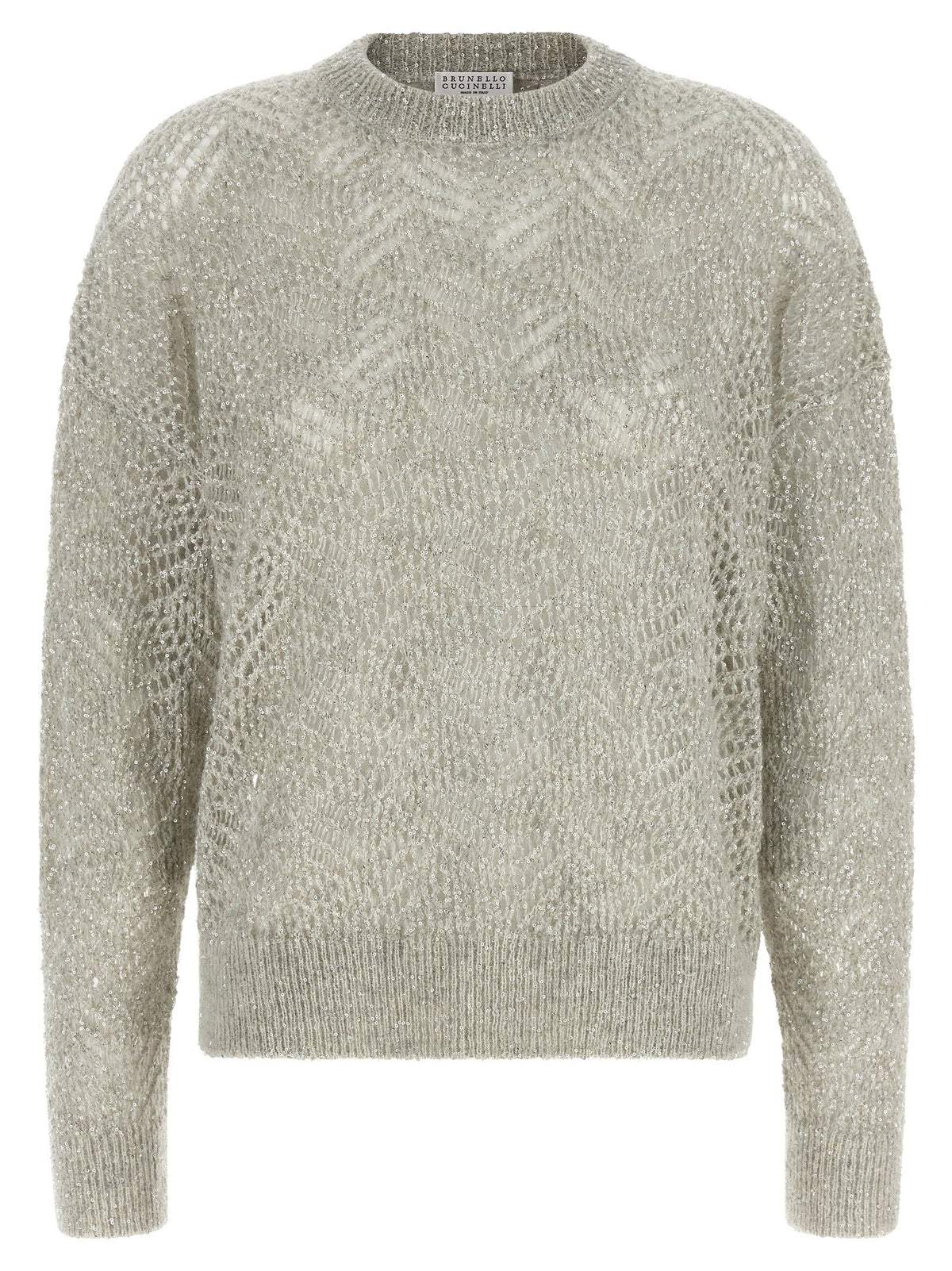 Brunello Cucinelli Gray Polyamide Cardigan