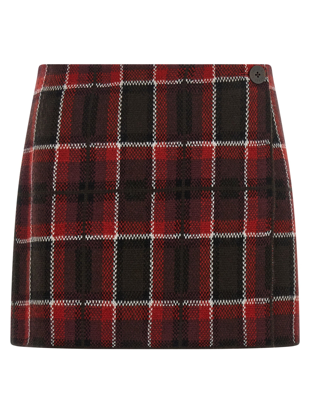 Guest in Residence Red Wool Long Skirt