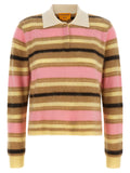 Guest in Residence Multicolor Cashmere Polo Shirt