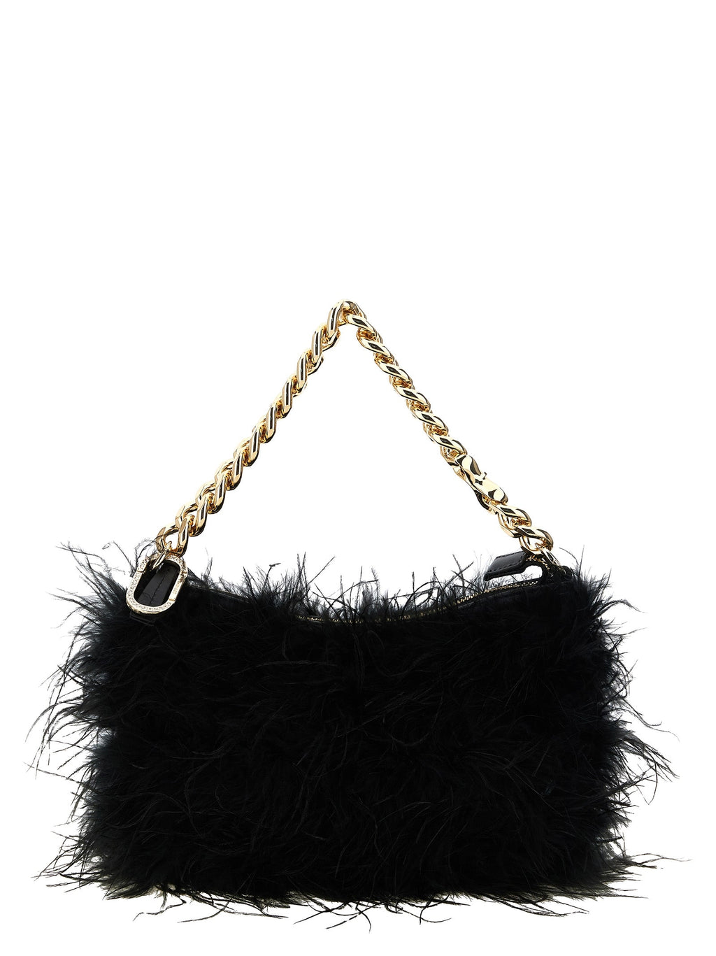 Twinset Black Polyester Clutch Bag