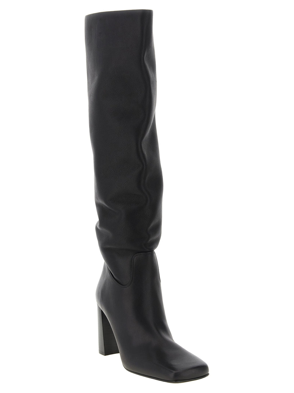 Khaite Black Calfskin Over The Knee