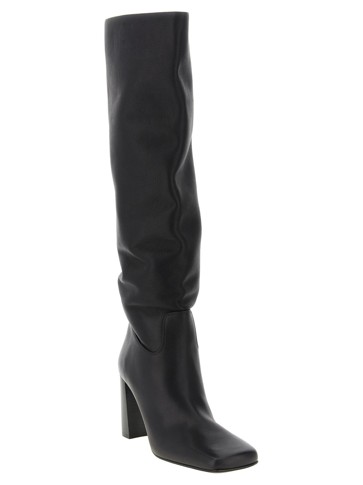 Khaite Black Calfskin Over The Knee