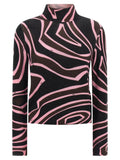 Emilio Pucci Multicolor Wool Cardigan