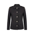 Mr&Mrs Italy Black Cotton Women Jacket