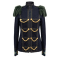 Mr&Mrs Italy Blue Cotton Women's Jacket