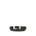 Our Legacy Black Calf Leather Bos Taurus Regular Belt