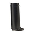 Givenchy Black Calf Leather Bos Taurus Boots