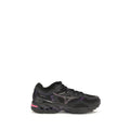 MIZUNO Black Fabric Athletic Sneakers