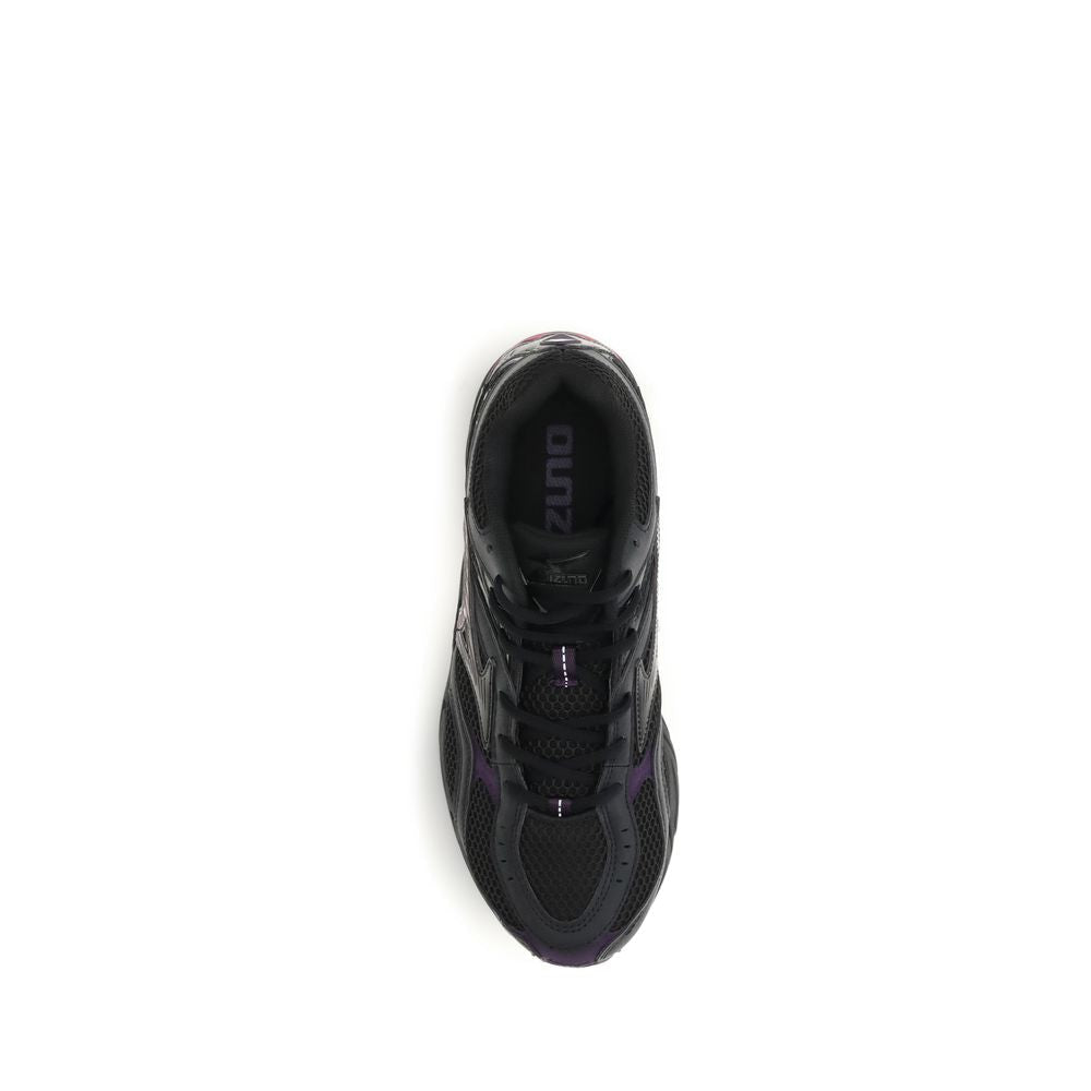 MIZUNO Black Fabric Athletic Sneakers
