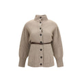 Brunello Cucinelli Beige Wool Oves Aries Cardigan