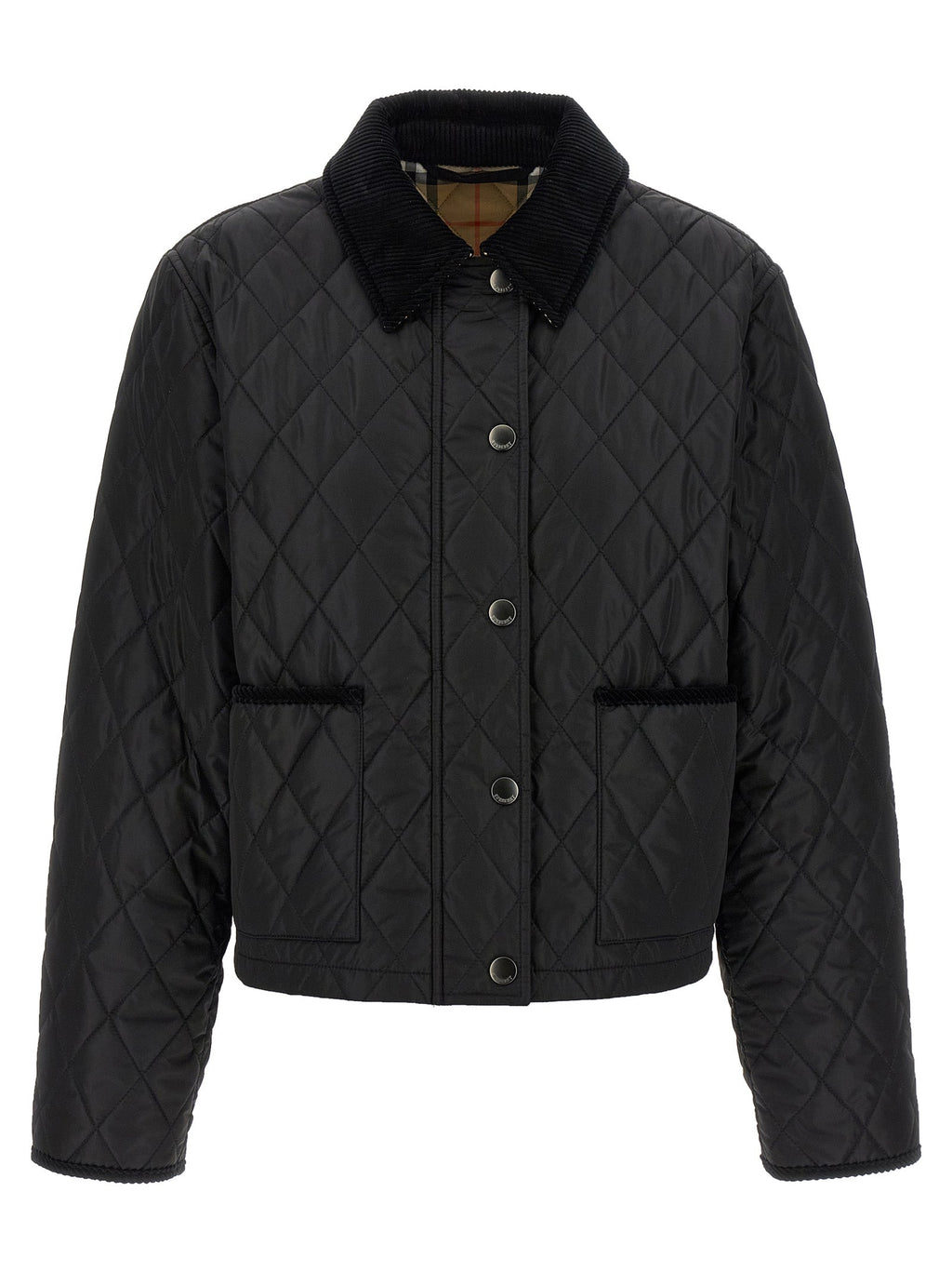 Burberry Black Polyamide Full-Length Jacket