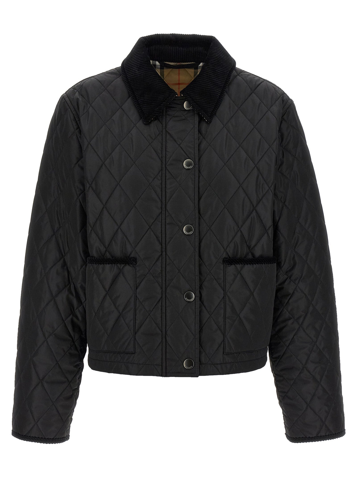 Burberry Black Polyamide Full-Length Jacket