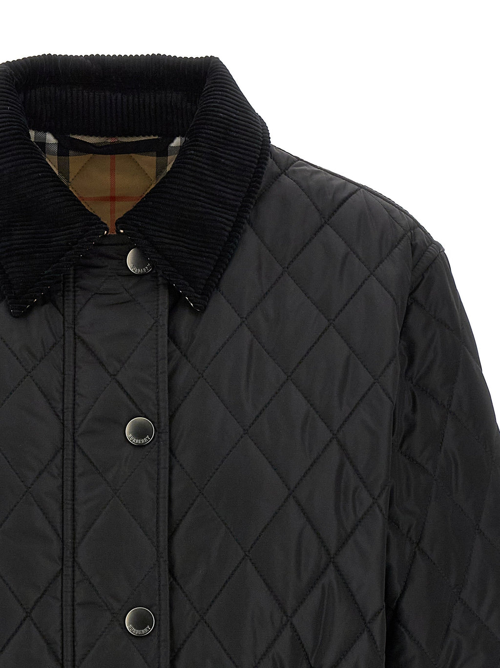 Burberry Black Polyamide Full-Length Jacket