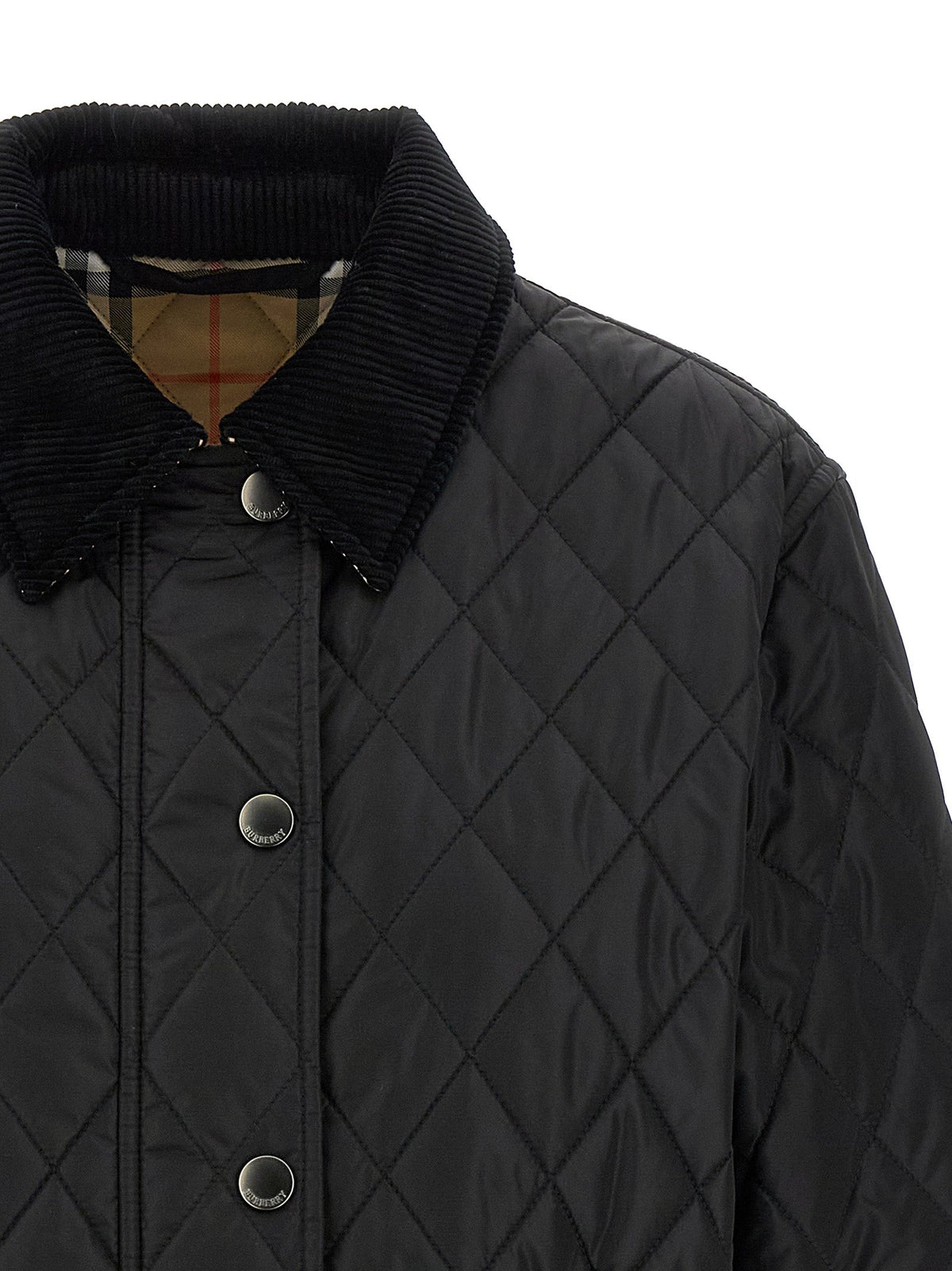 Burberry Black Polyamide Full-Length Jacket