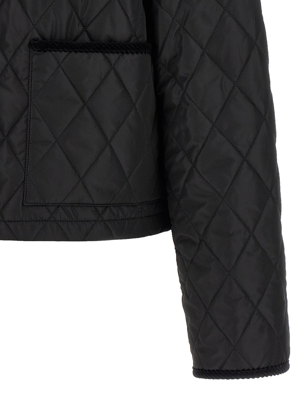 Burberry Black Polyamide Full-Length Jacket