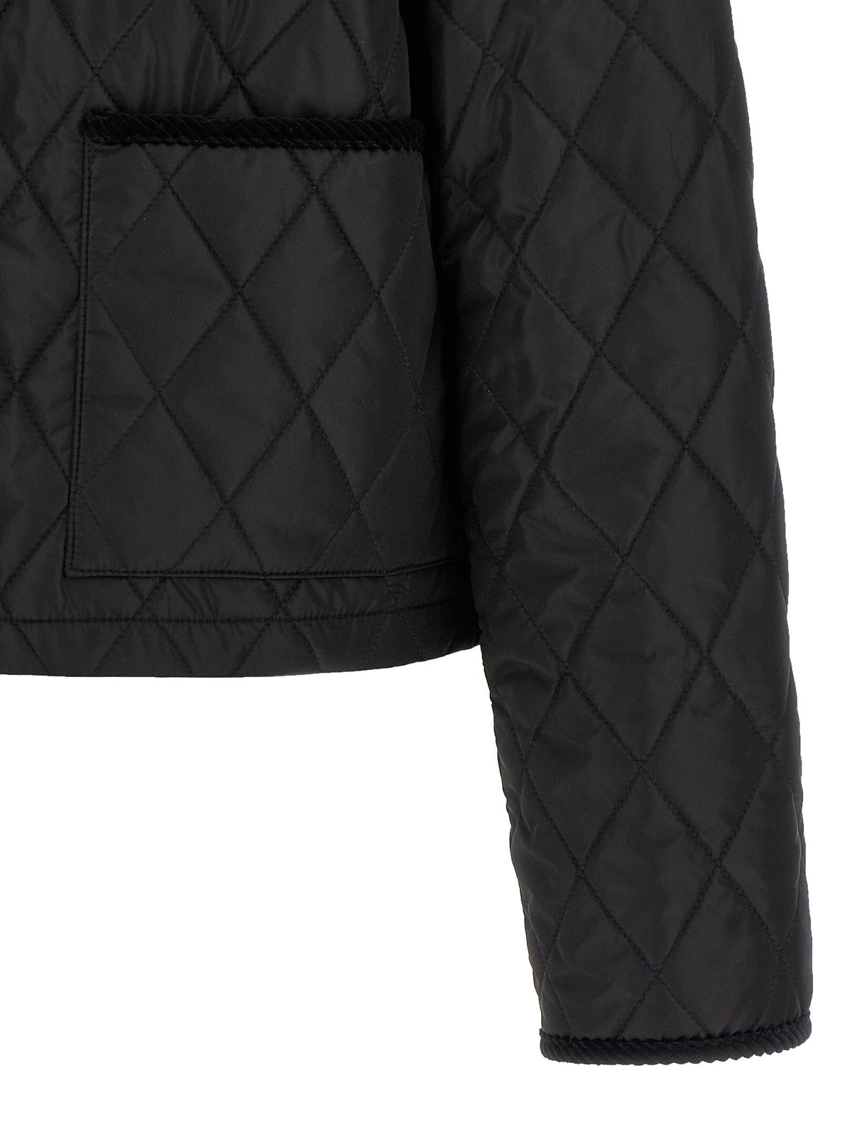 Burberry Black Polyamide Full-Length Jacket