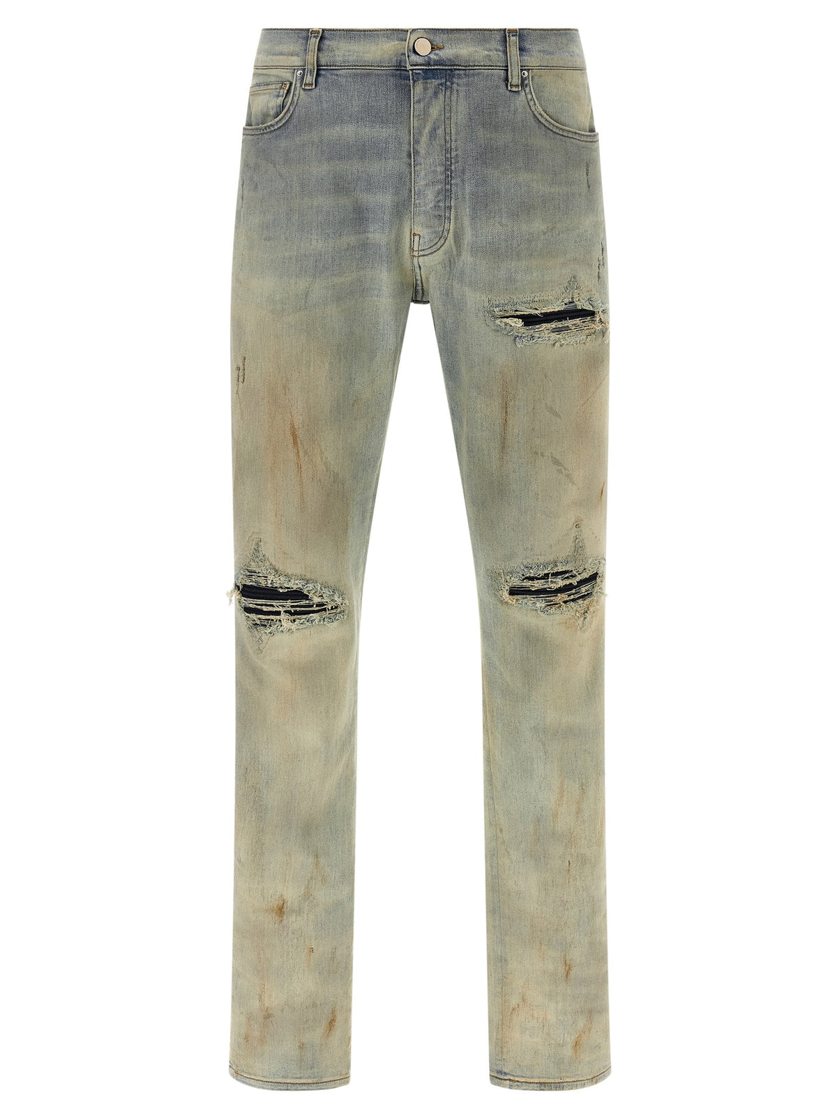 Amiri Beige Cotton Jeans Denim