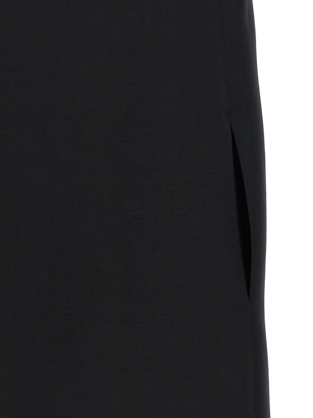 Valentino Garavani Black Virgin Wool Short Dress