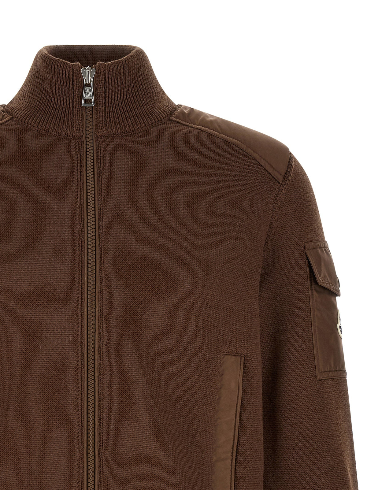 Moncler Brown Polyamide Cardigan