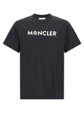 Moncler Blue Cotton T-Shirt