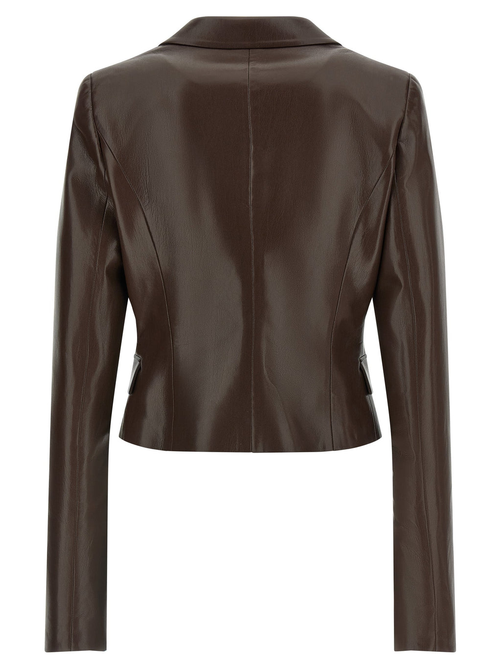 The Andamane Brown Polyester Blazer