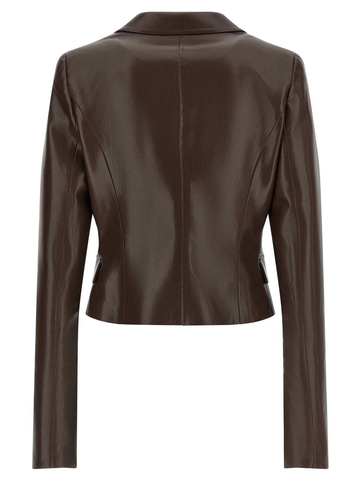 The Andamane Brown Polyester Blazer