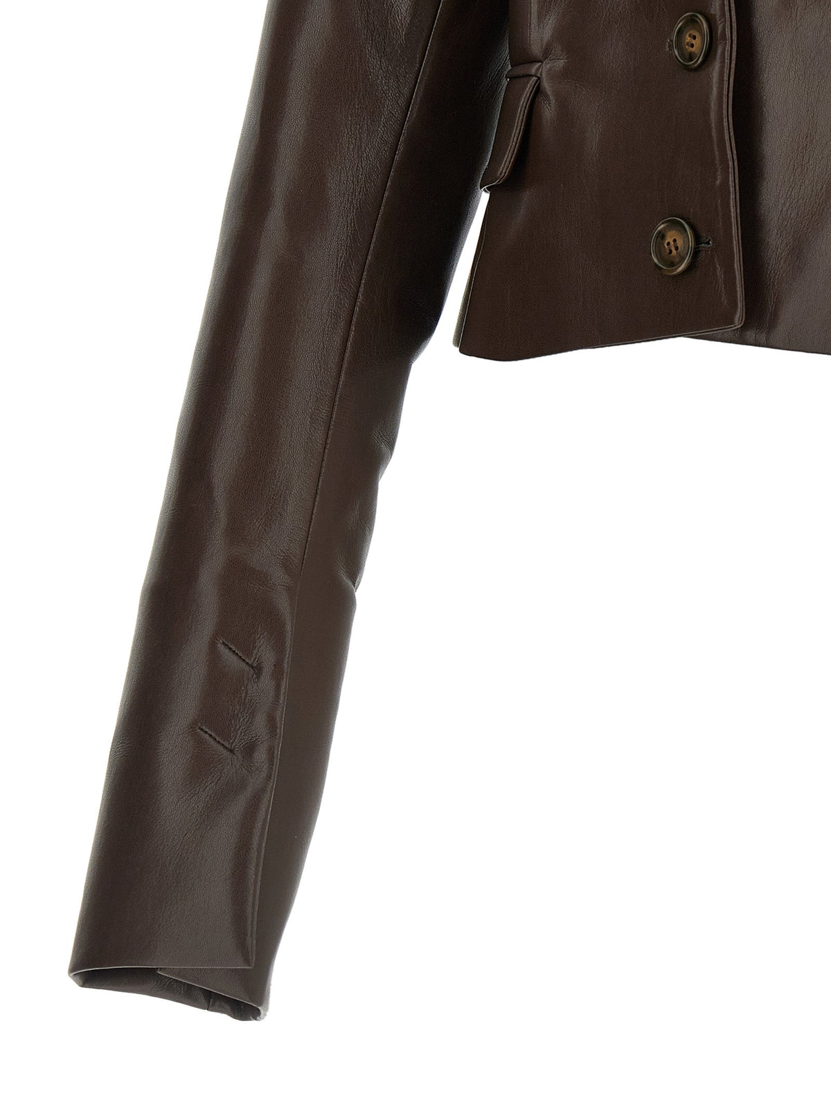 The Andamane Brown Polyester Blazer